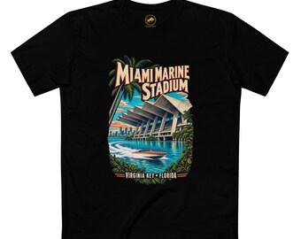 Miami Marine Stadium Shirt, Virginia Key Florida Mid-Century Architecture Tee
