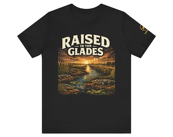 Florida Everglades Shirt, angehoben in den Lichtungen Shirt, Alligator Shirt, Südflorida T-Shirt, Sumpf Natur Grafik T-Shirt, Wildtier Shirt,