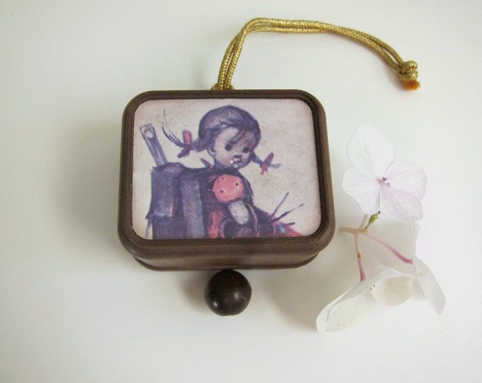 Pull String Music Box Hummel Style Thank Heaven for Little Etsy