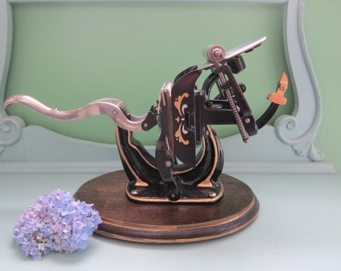 Antique Table Top Letterpress Sigwalt Chicago 10 Platent Etsy