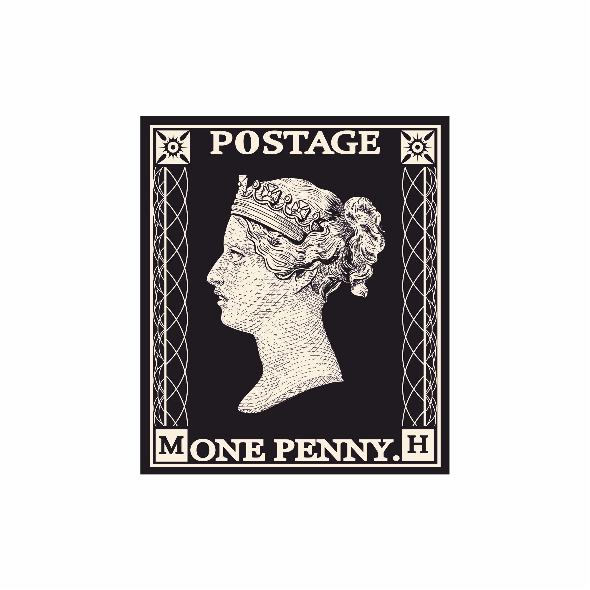 1840 penny black - Etsy 日本