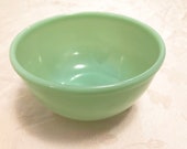 Fire King Jadeite Batter Bowl Thick Rimmed Bowl Jadeite Green Glass Retro Kitchen. Jadeite Fruit Bowl Mixing Bowl. FIREKING Bowl Oven Ware