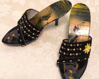 wooden sandals from the 80's