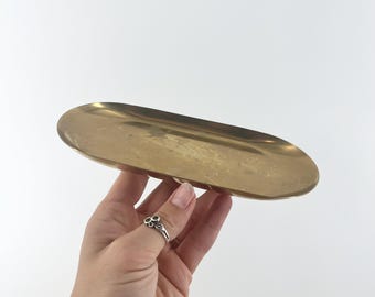 Modern Brass Vanity Trays With Elegant Sleek Design Tray Light Rising Edges Lotion Tray Soap Tray Perfume Tray Flat Protective Tray