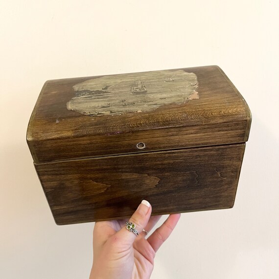 Rustic wooden box discount
