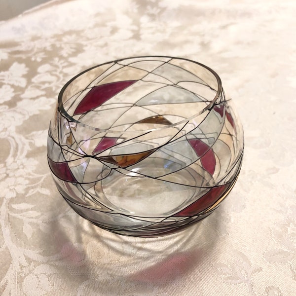 Tempered Glass Vase Etsy