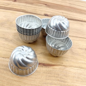 10 Thin Jello Or Jelly Molds Kitchen Copper Molds Small Molds Or Side Dish Mold Kitchen Decor Kitchen Mold Set Of 10