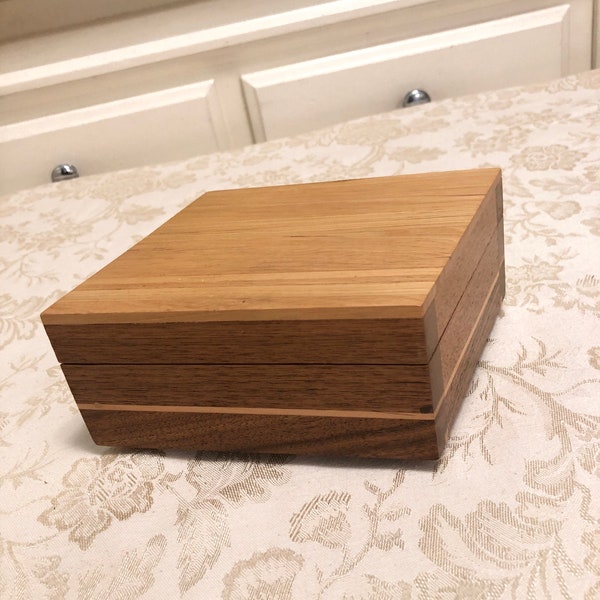 Rare Switzerland Music Box Romance Reuge Music Box In Simple Wooden Box Design Vintage Memory Box Or Jewelry Box