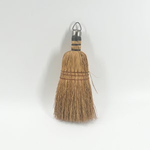 50s Yellow Dust Pan With Brush Kitchen Decor Vintage 70 Years Old Grandmas Antique Dust Pan And Straw Brush Butter Yellow Kitchen Red  Flowe