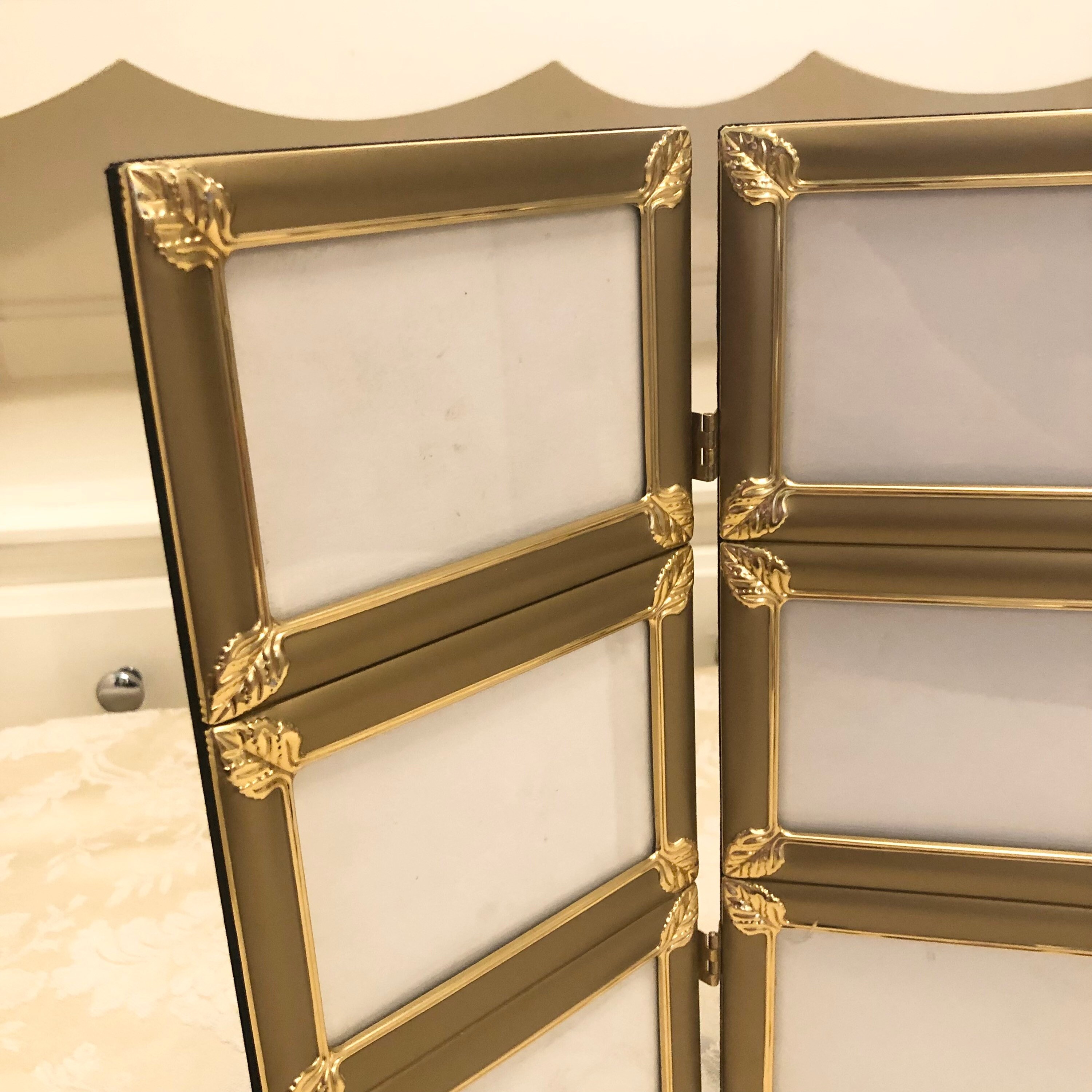 Storage & Organization Home & Living Shelving Vintage Brass Photo Frame