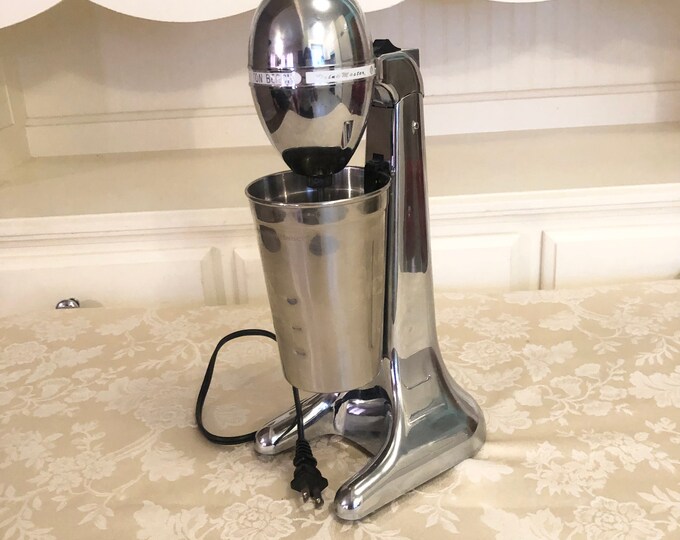 70s Hamilton Beach Shake Mixer Chrome Malt Mixer Single Shake Mixers