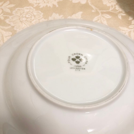 Four Crown China Japan Lexington 370 Dinner Bowls Set of 4 Serves