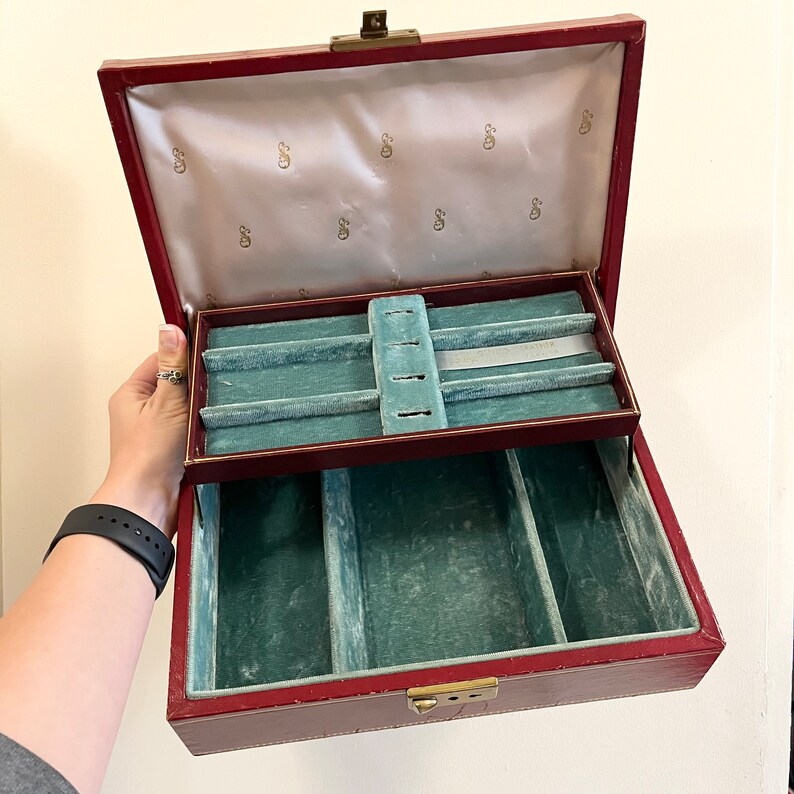 Rare Aged 14k Gold Mele Jewelry Box Special Marked 14k Gold Etsy