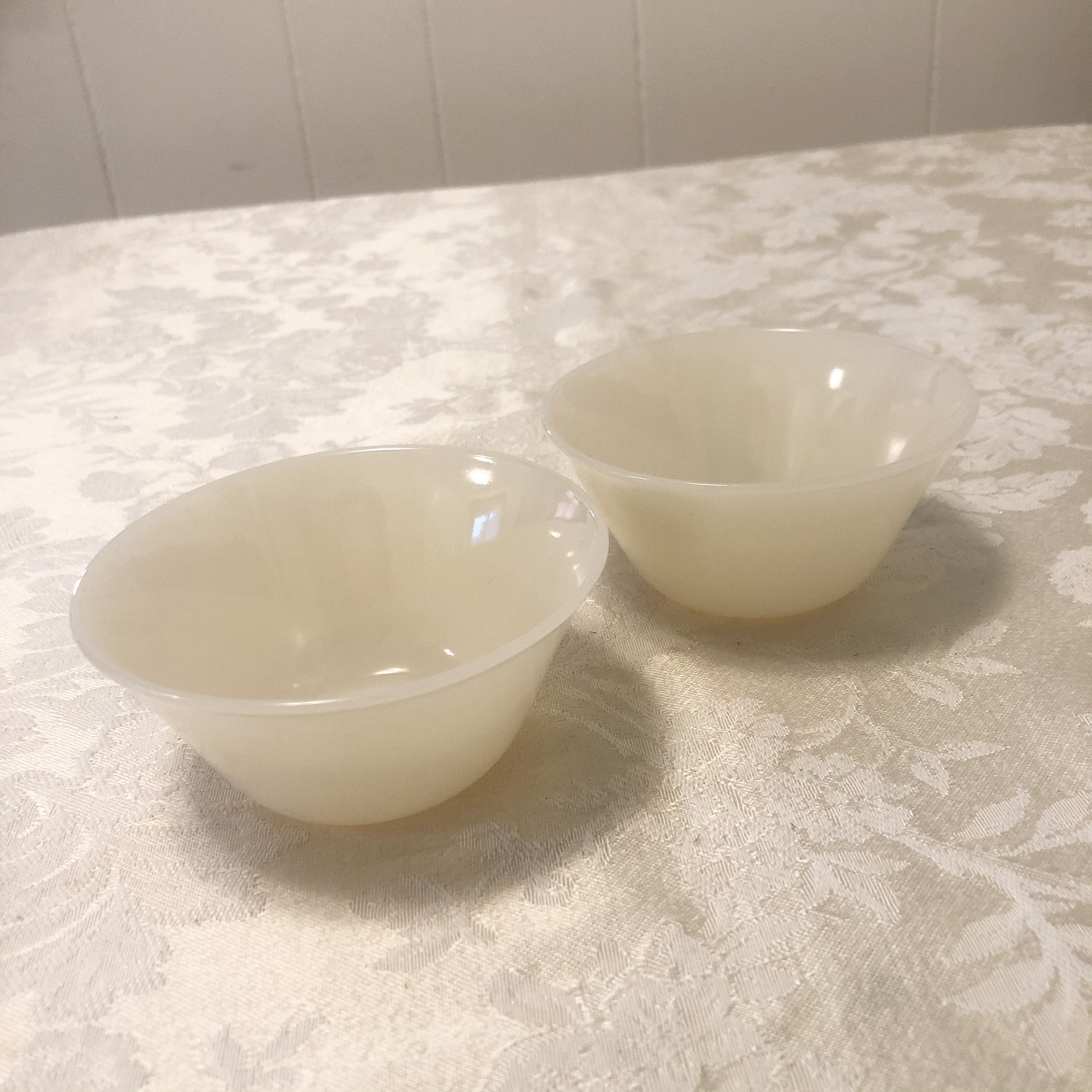 Rare First Logo FireKing Oven Glass Custard Bowls By FireKing Etsy