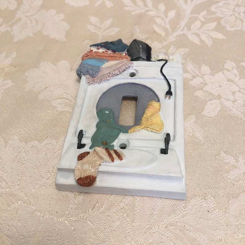 Laundry Room Switch Plate Cover Laundry Decor Housework Decor Laundry Room Inspired Light Switch Cover With Soap And Iron