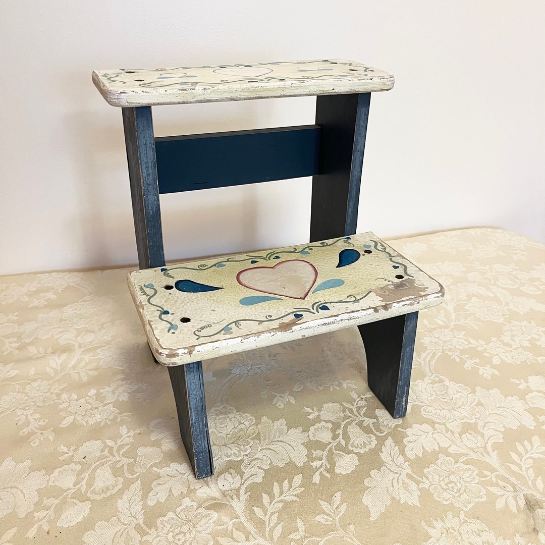 Childrens Step Stool Wash Hands Stool Bathroom Step for Kids Etsy