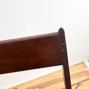 Dark Cherry Wood Open Cabinet Plate Rack Shadow Box Shelf Inclosed ...