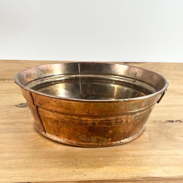 Solid Copper Planter Beautiful Metal Bin Antique Copper Planter Bin Quality Planter
