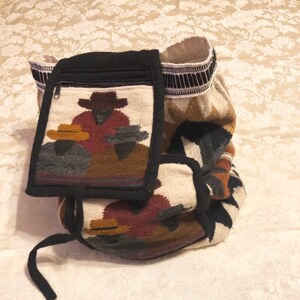 100% Wool Handmade Backpack Great Quality Made From Wool  display picture 2