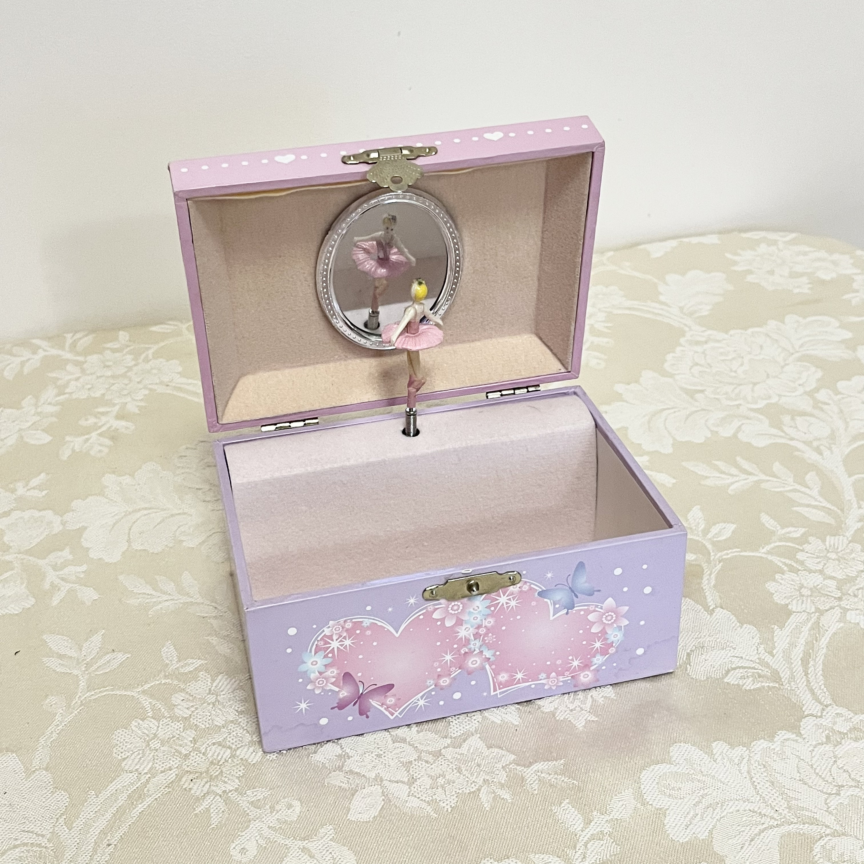 Vintage Kids Music Box Jewelry Box Jewelry Storage Musical Jewelry