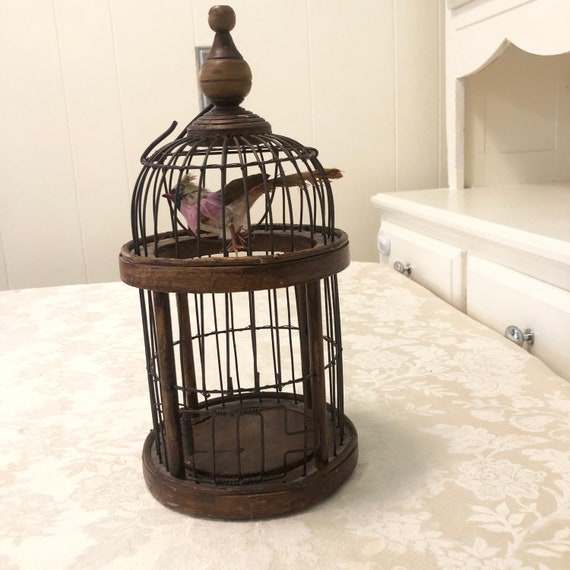 Small hanging bird cage deals