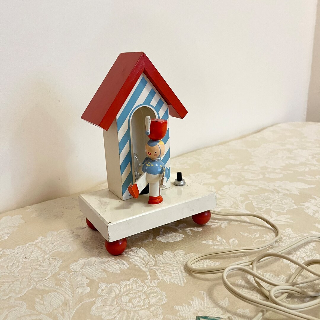 Rare Nursery Originals Lamp With Built in Shade With Painted Etsy