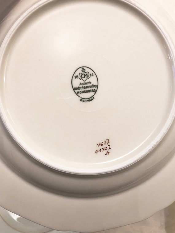 18 CM 14 Aelteste Hutschenreuther Hohenberg Germany Dinner Plates