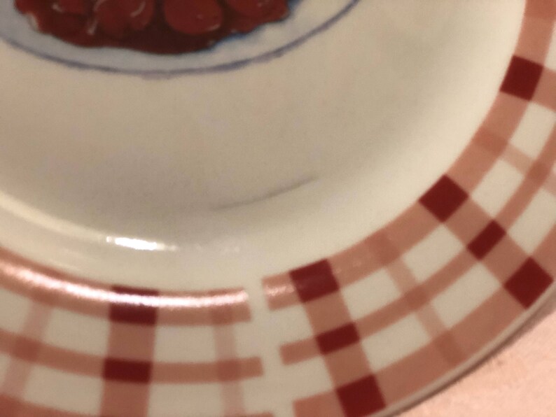 Mid Century Variety Dessert Plates Serves 4 Set Of Dessert Plates Checkard Picnic Plates Ceramic Dishwasher Safe Century Plates Retro Design
