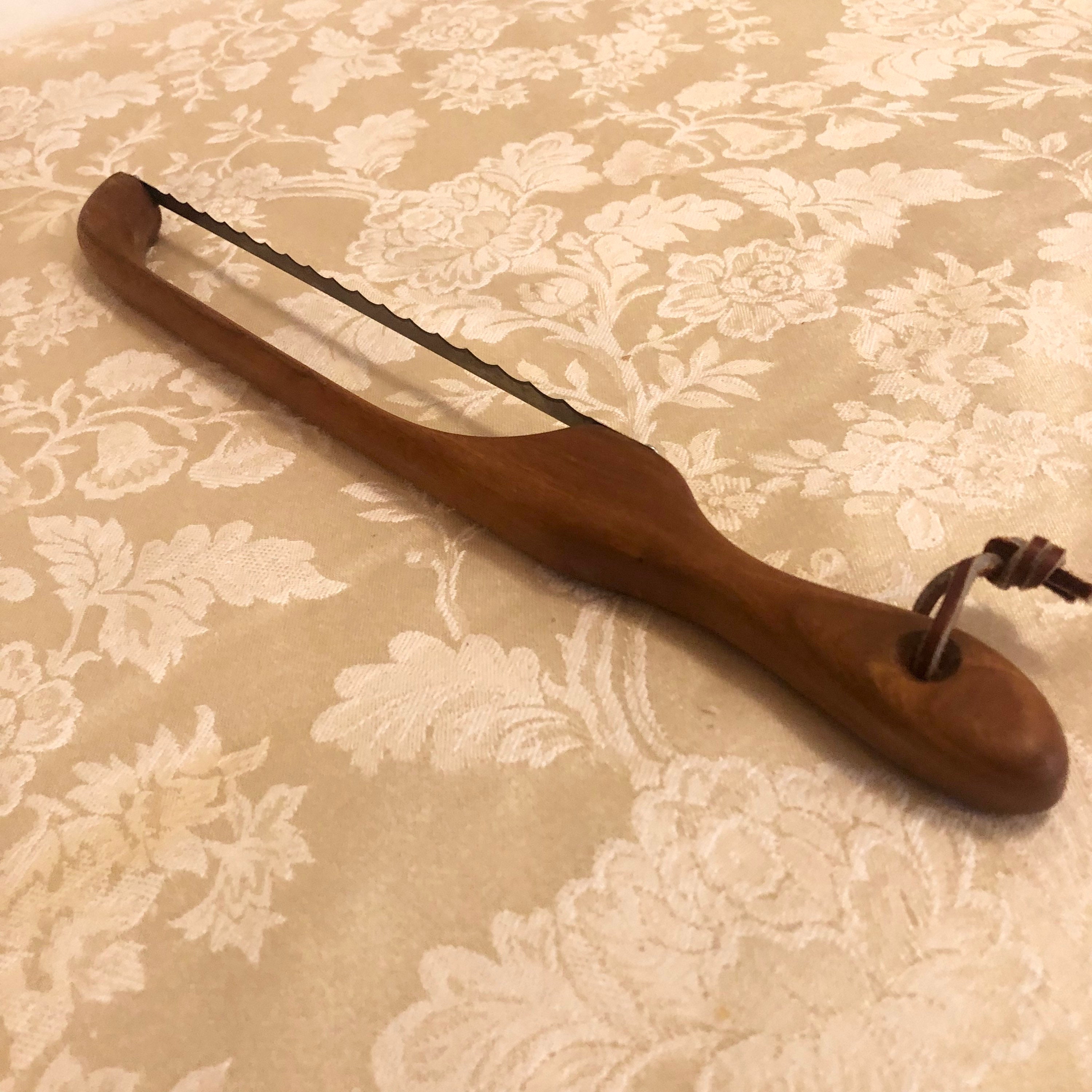 Handmade Wooden Bowsaw Bread Knife