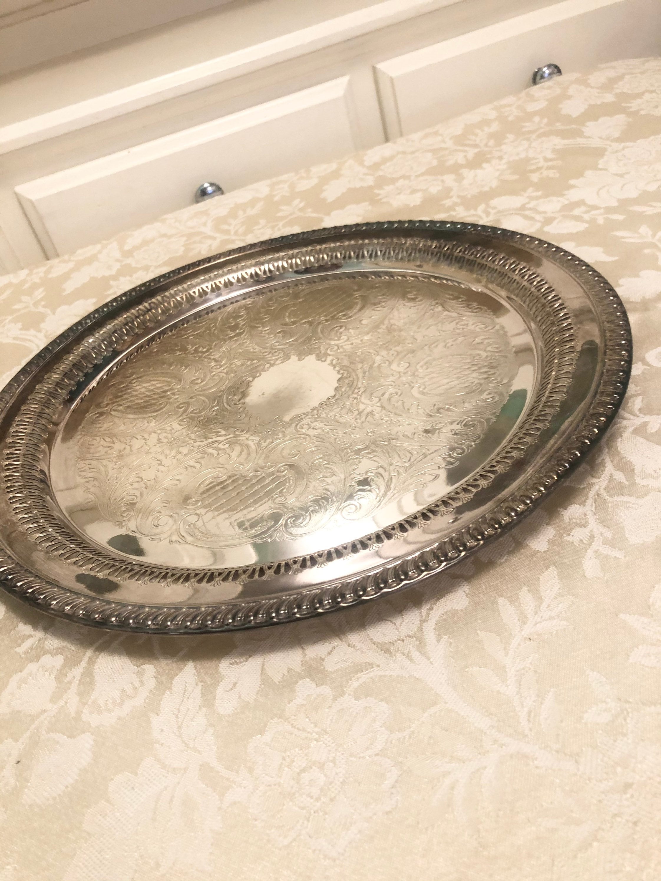 Leonard Silver Tray - Etsy