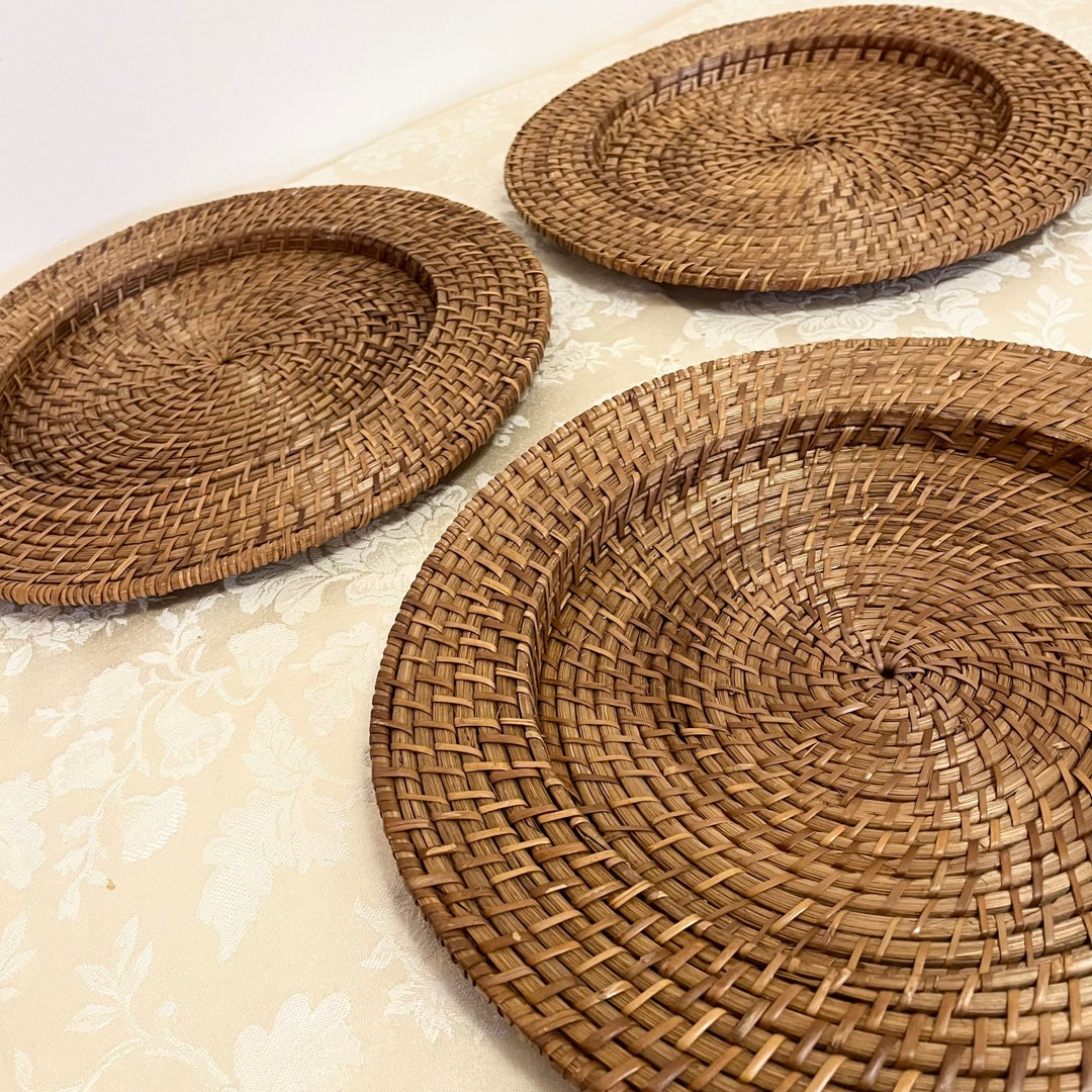 3 Large Wall Basket Wall Decor Hanging Wall Basket Large Flat Basket