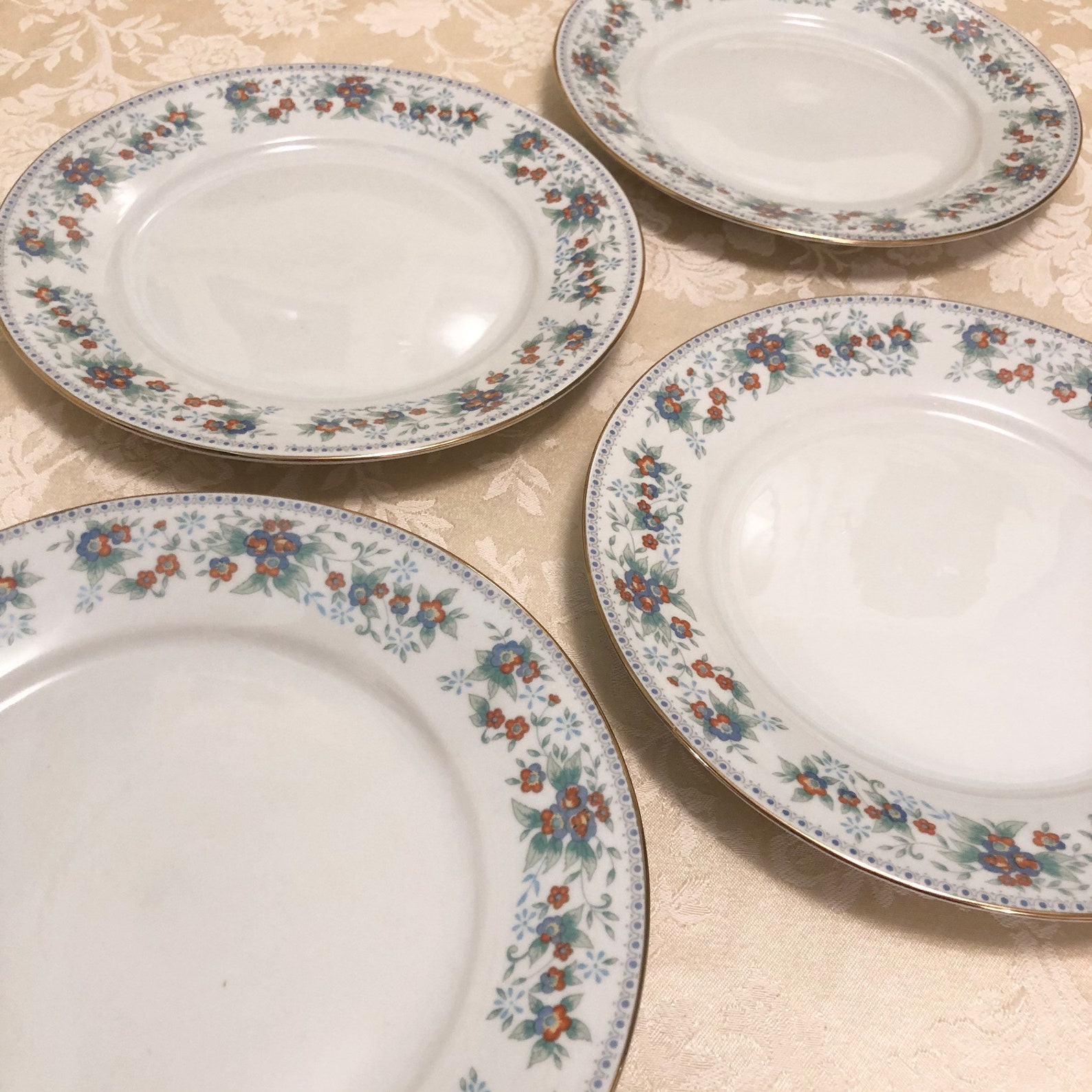 Poland China Dinner Plates Jarolina China Set Made in Poland Etsy
