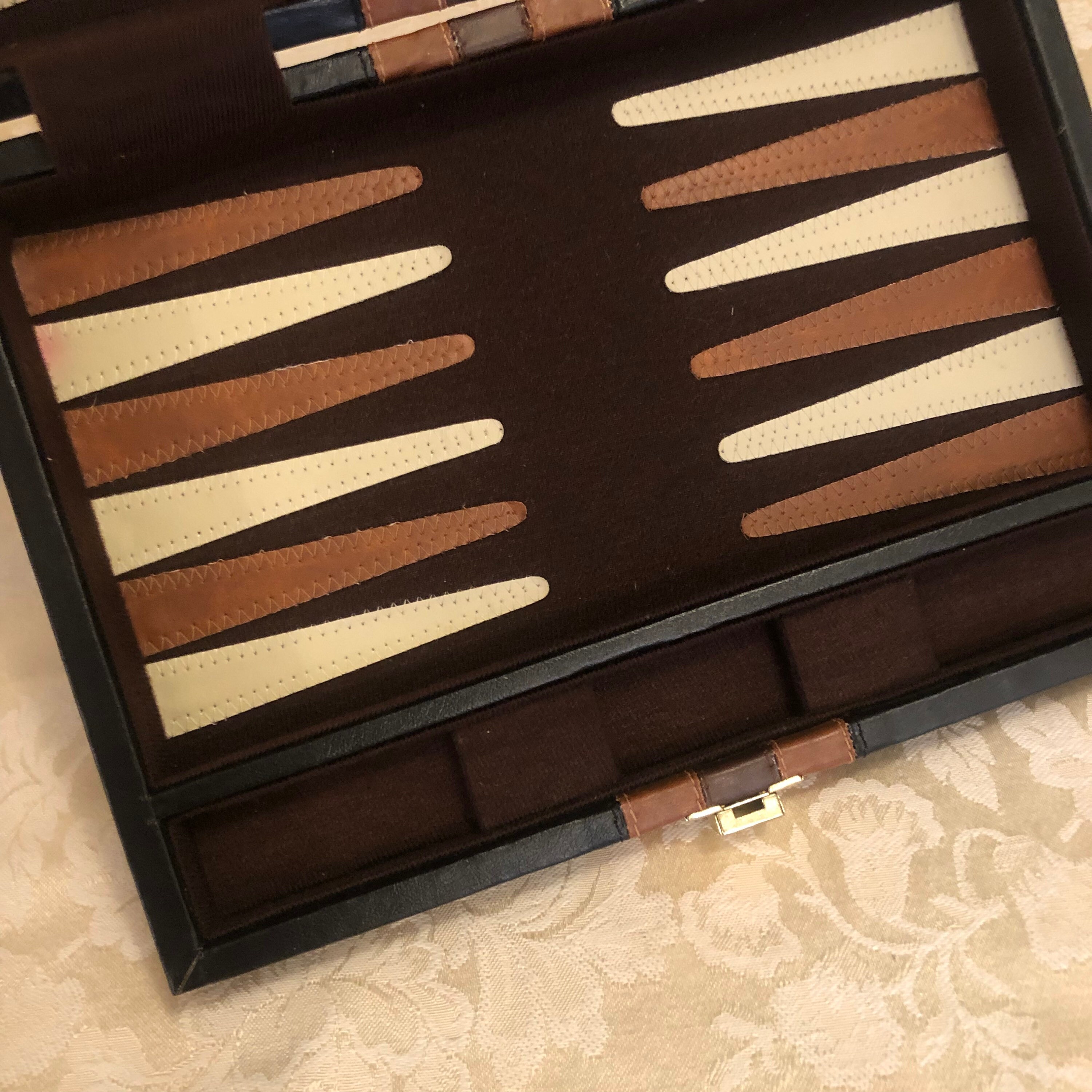 Vintage Backgammon Replacement Vinyl Case 1 Case No Pieces Included ...
