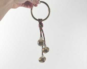 Christmas Door Bells Lyre Door Instrumental Door Knob Bells Harp Open The Door To Hear The Bells Ring Door Hanger