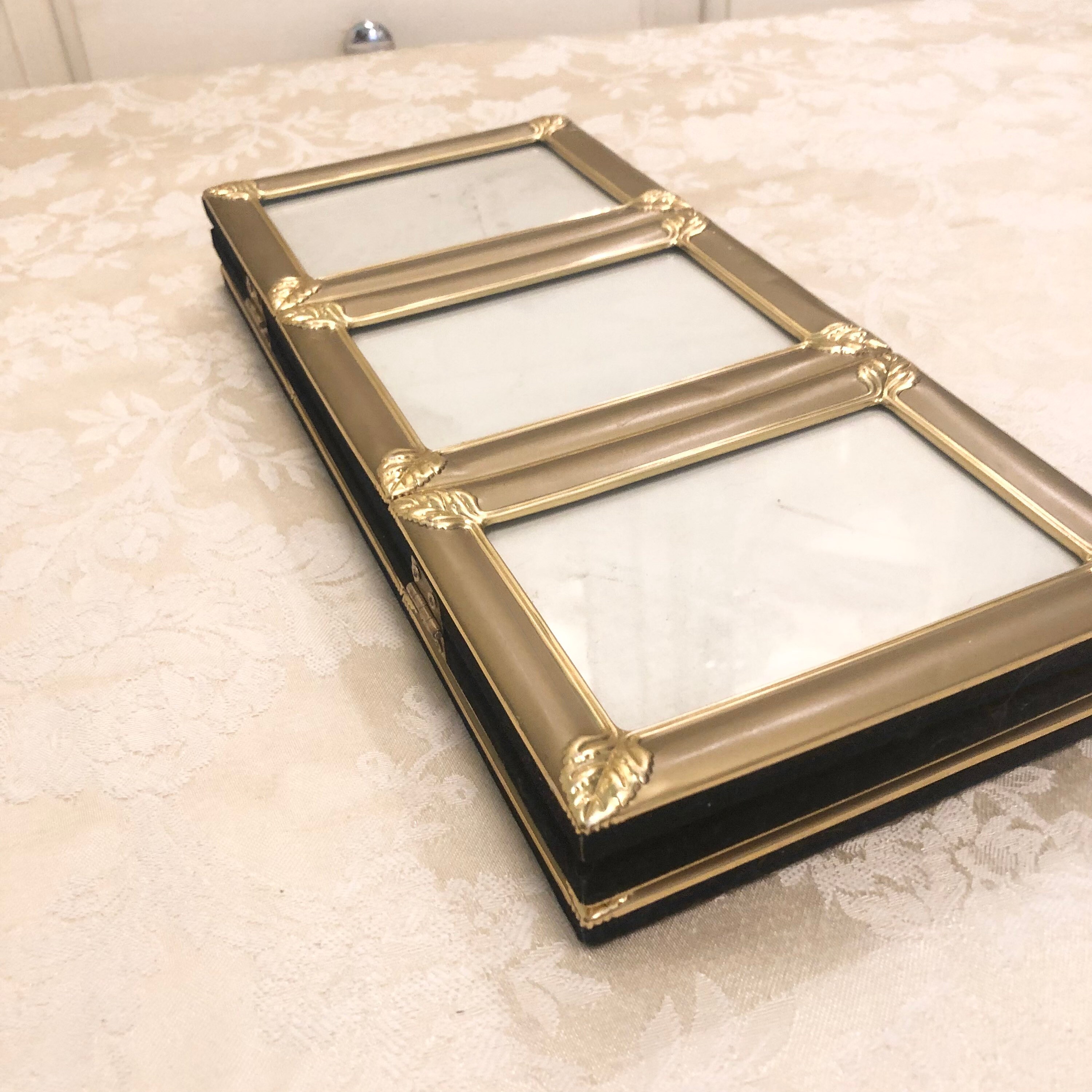 Storage & Organization Home & Living Shelving Vintage Brass Photo Frame