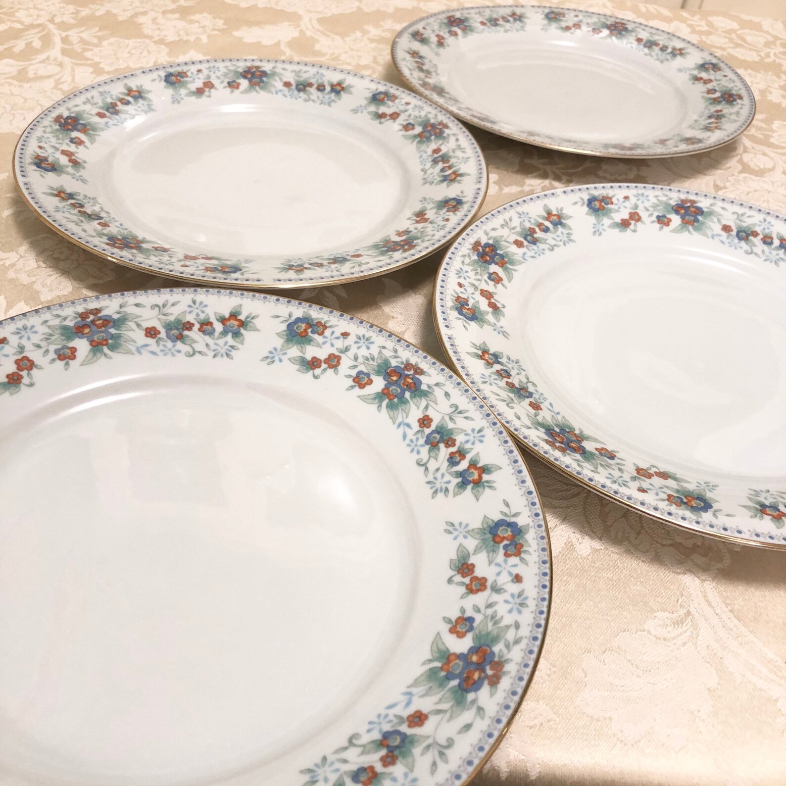 Poland China Dinner Plates Jarolina China Set Made in Poland Etsy