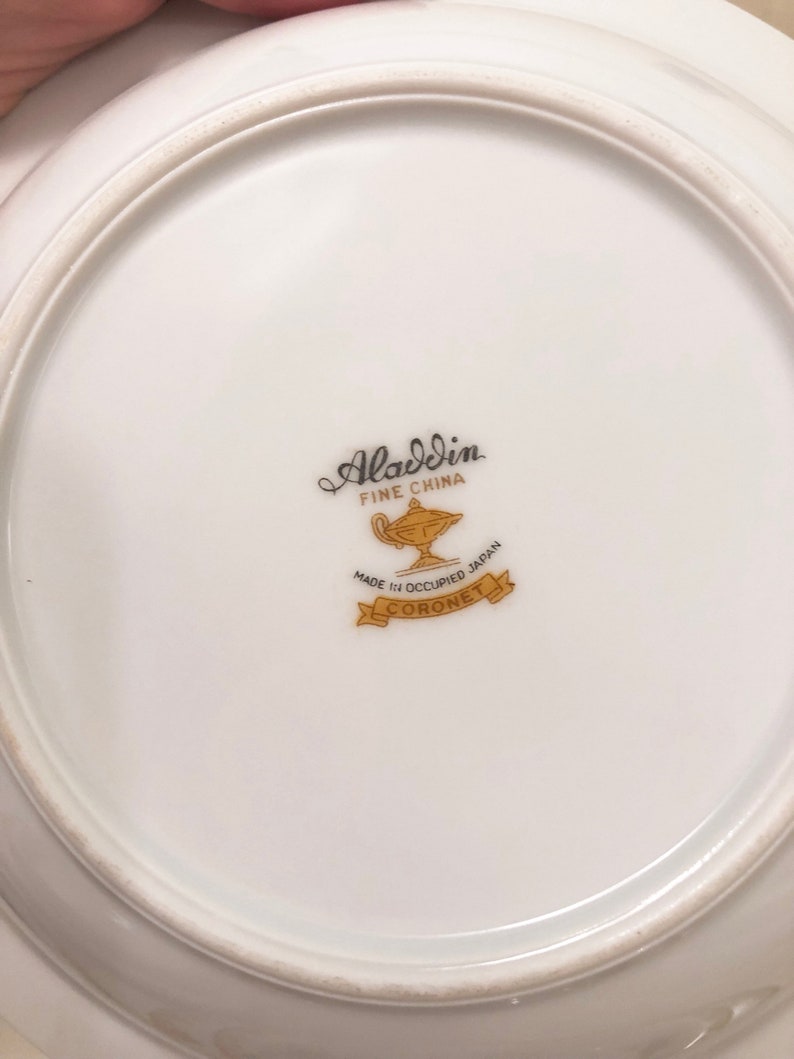 Aladdin Fine China Made and Occupied in Japan Aladdin Etsy