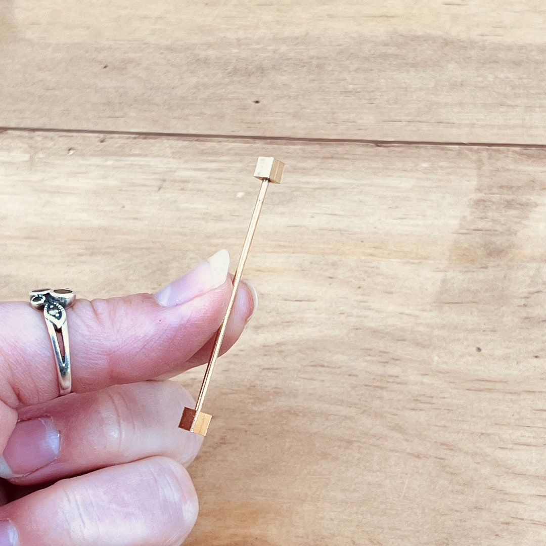Antique Pin Gold Color Tie Tack Stick Pen Pin Quality Gold Plated ...