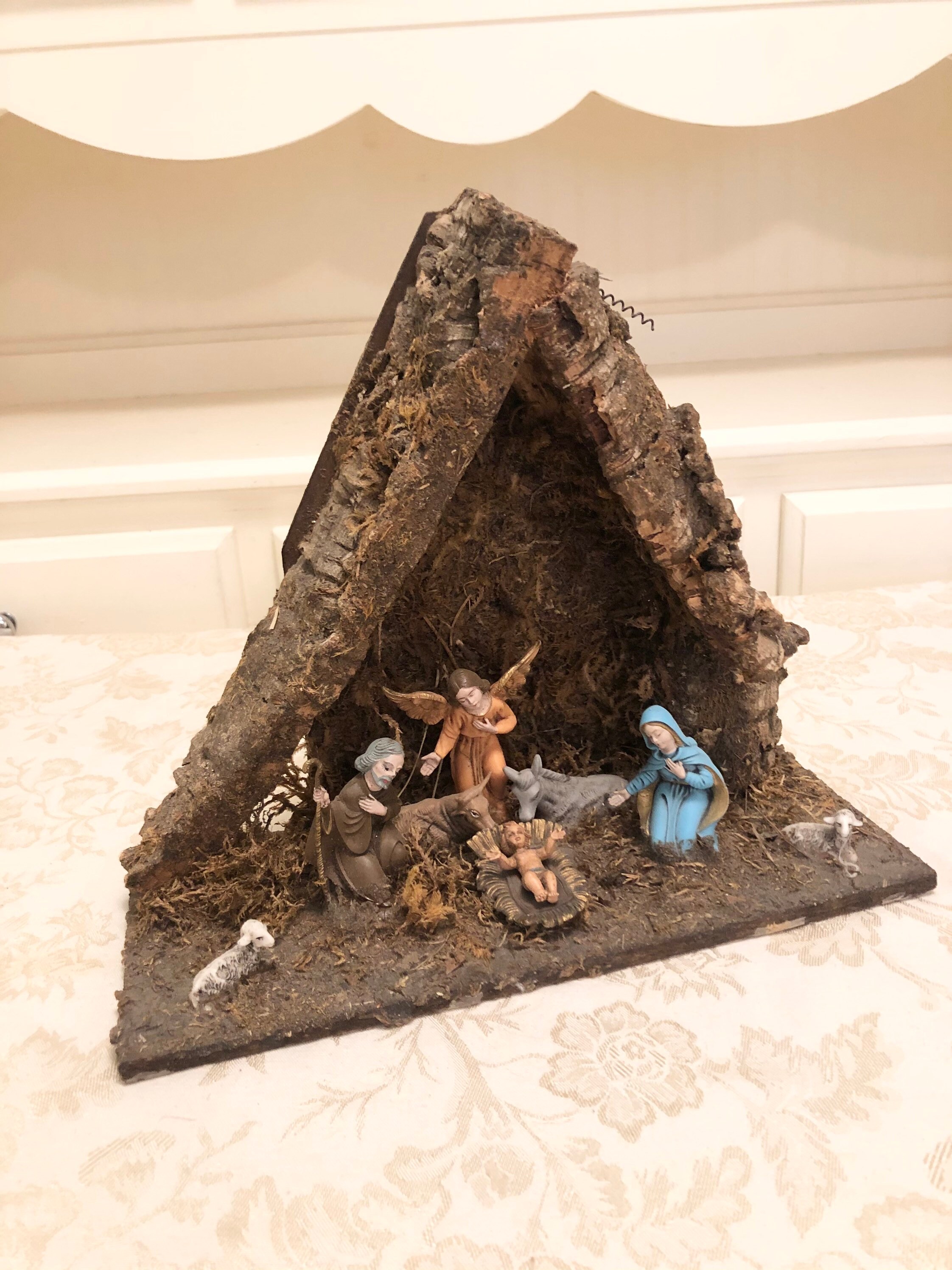 etsy wooden nativity set