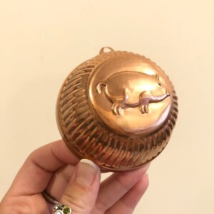 Vintage Copper Jelly Mold Vintage Copper Kitchen Jam Copper Decor Breakfast Jelly Toast Mold