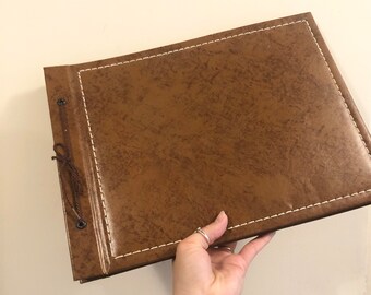 Vintage Photo Album Natural Tone Vinyl Album Photo Pages Prints Holds Anything Polarized Photos Vintage Photo Collection Just Stick And Make