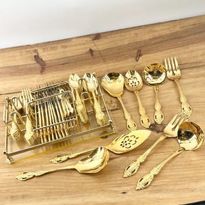 Japan Gold Silverware Set - Etsy