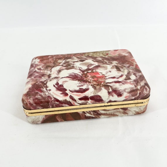 60s Red Compact Holds 24 Rings Jewelry Box Small … - image 2