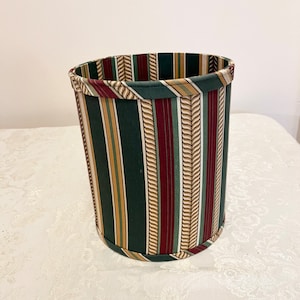 80s Trash Can Umbrella Bin Trash Bin Beautiful 70s Fabric Material Waste Bin Trash Can Covered Fabric Bin Needs Liners