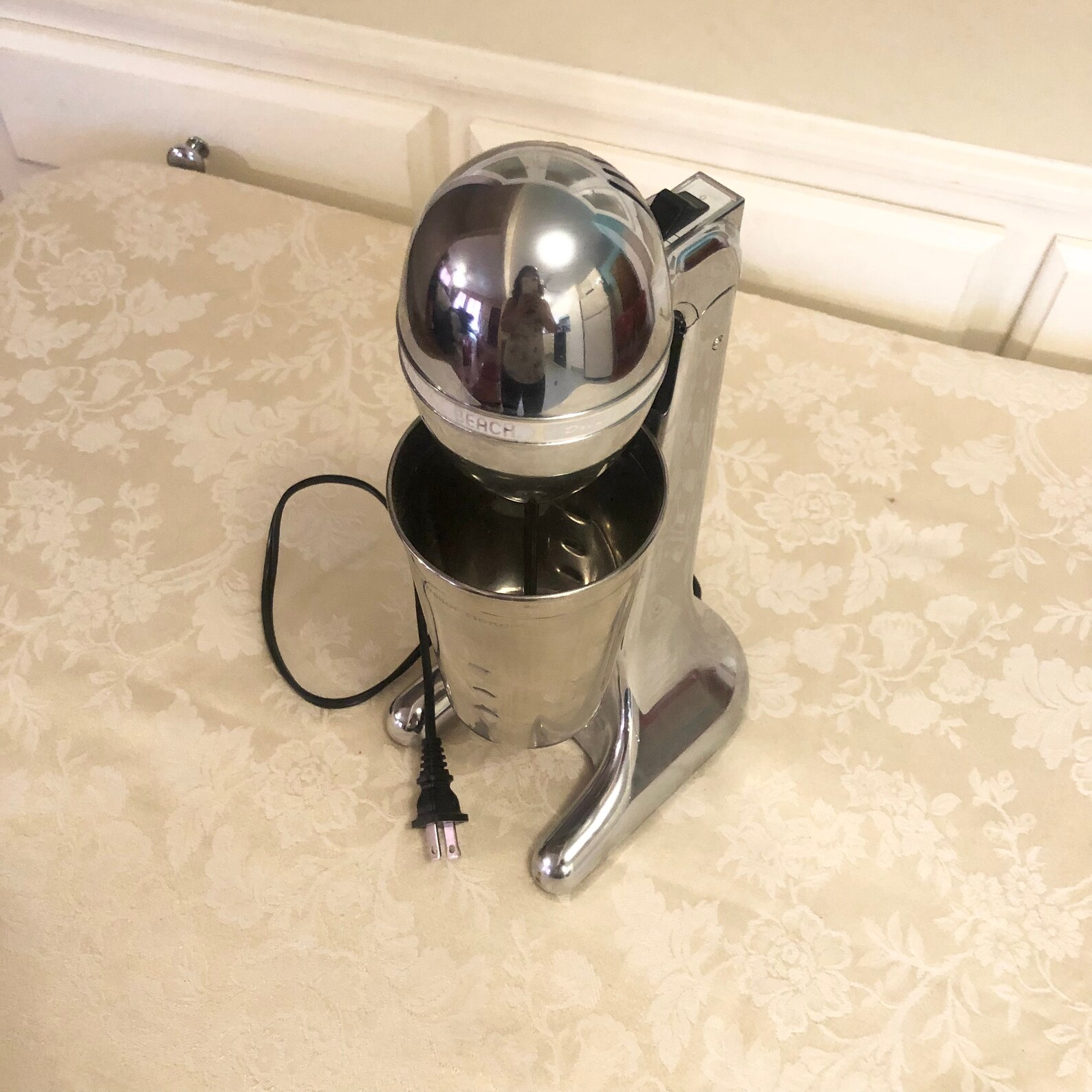 70s Hamilton Beach Shake Mixer Chrome Malt Mixer Single Shake Etsy