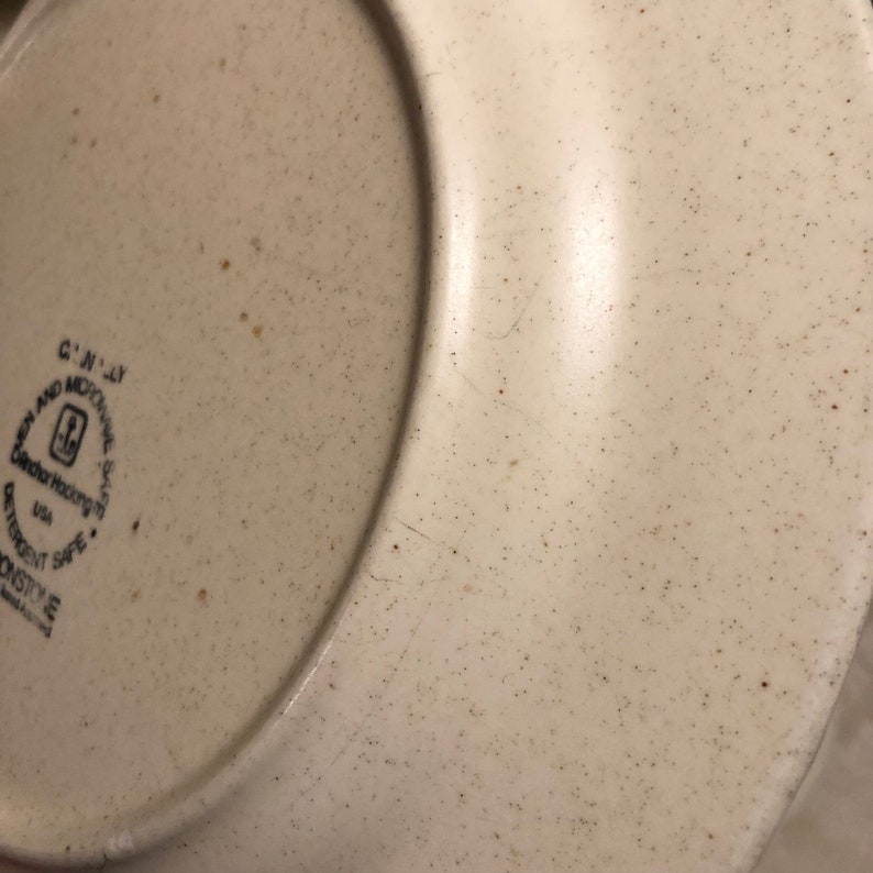 70s Ironstone Anchor Hocking USA Lead Free Vintage Dinnerware Etsy