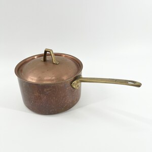 Retro Vintage Revere Ware 10 Copper Skillet With Brass Handle Paul Revere  Copper 