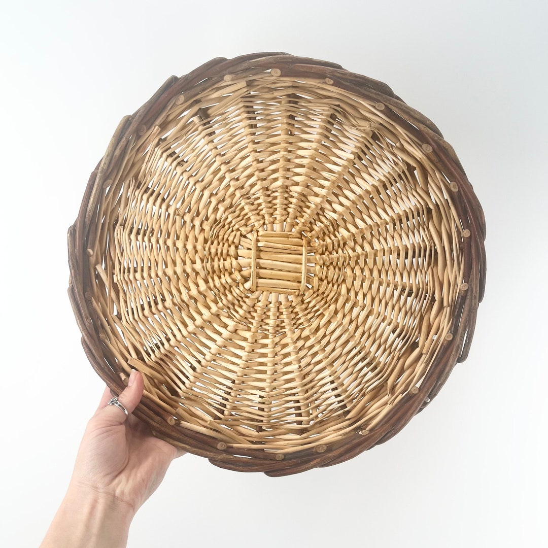 Large Wall Basket Wall Decor Hanging Wall Basket Large Flat Basket Wall