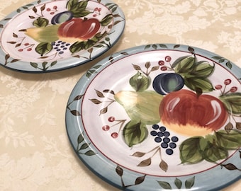 Black Forest Fruits Dinnerware China by Heritage Mint LTD Hand