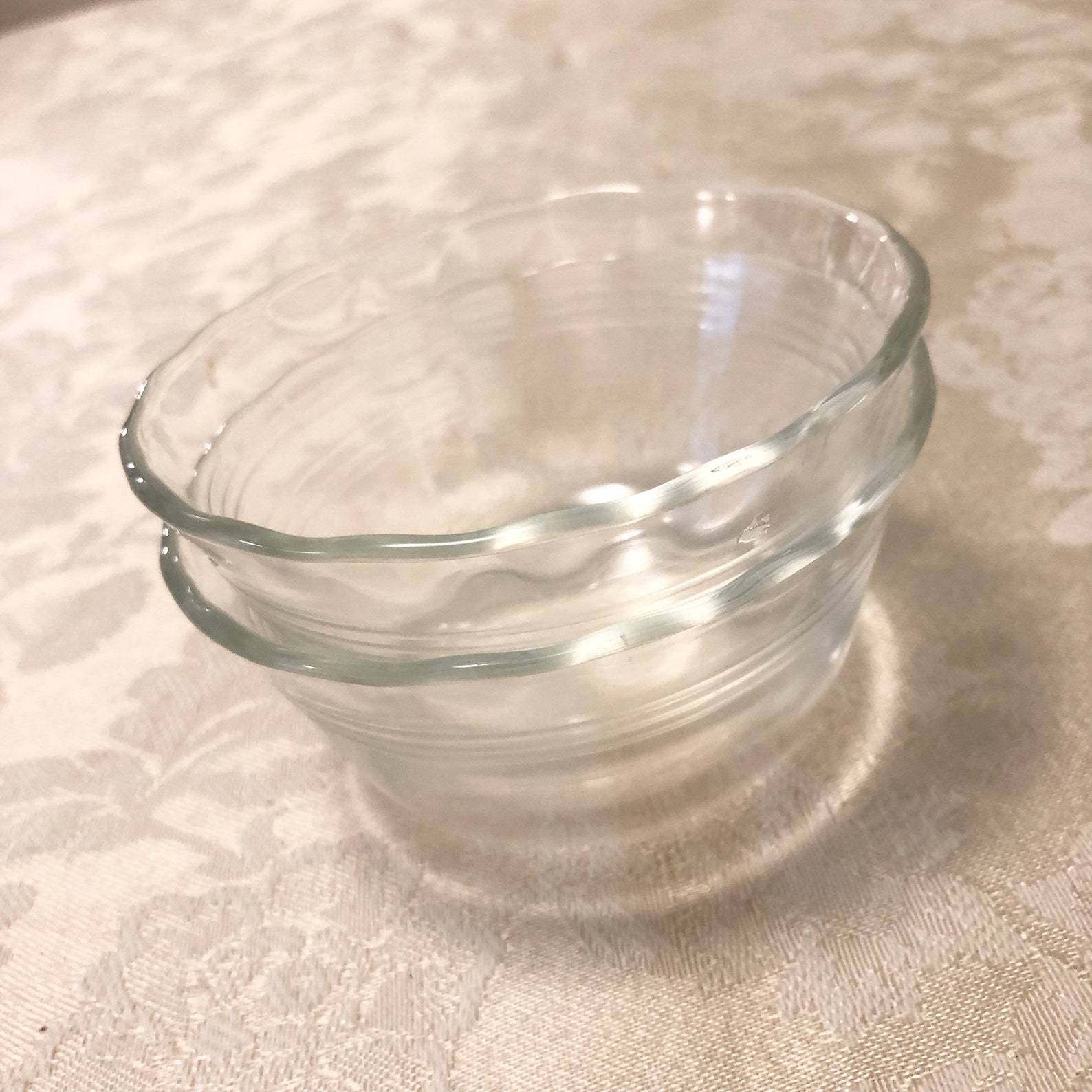 Clear Glass Pyrex Serving Custard Dishes Ramekin Small Dessert Etsy